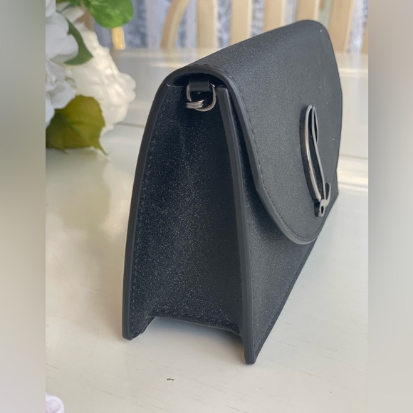 ❌SOLD❌Christian Louboutin Black Glitter Shoulder bag - Picture 6 of 13